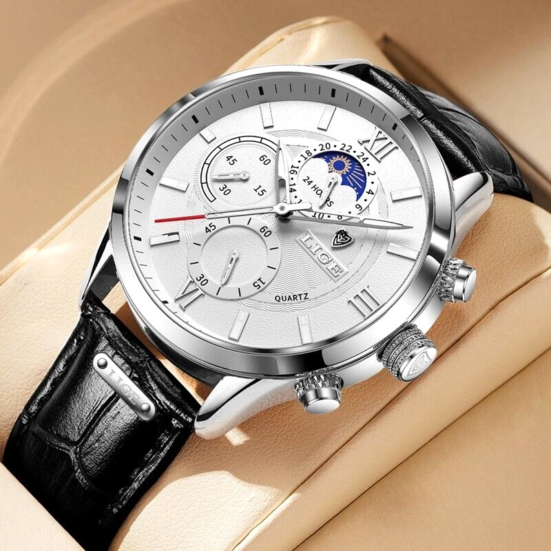 Mens Watches Mens Watch Chronograph Watch Luxury Watch Watches for Men Mens  Wrist Watches Leather Watch Men 