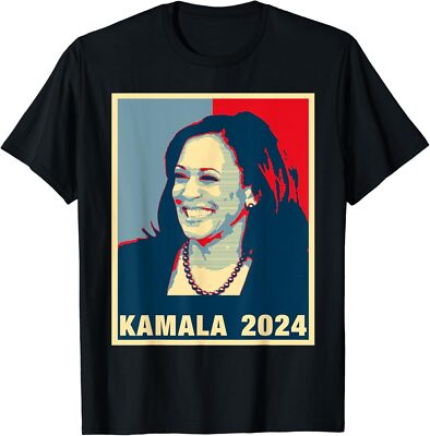Kamala Harris for President 2024 Madam Vice President T-Shirt S-5XL
