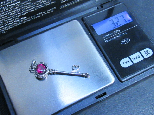 sterling silver ruby pendant - image 6