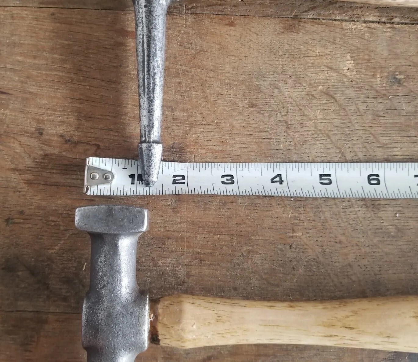 Auto Body Sheet Metal Working Tool 6pc LOT 2 Hammers & 4 Hand Dollies