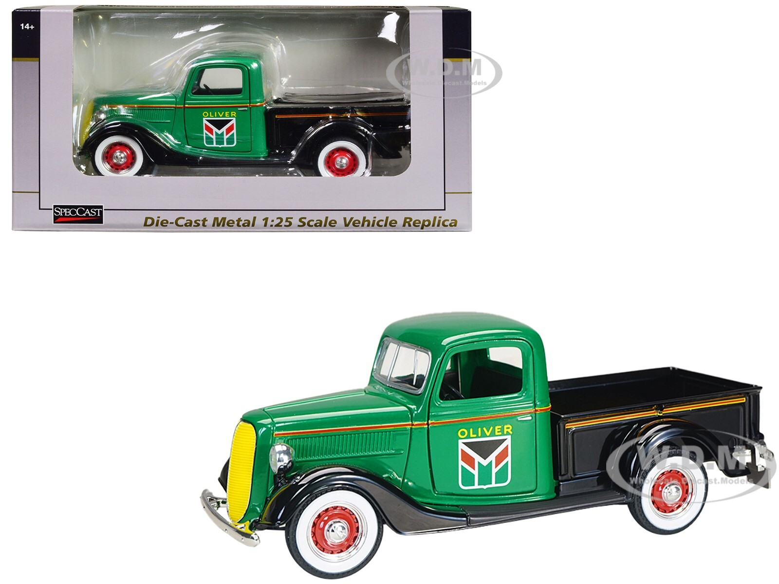 1937 FORD PICKUP TRUCK OLIVER GREEN 125 МОДЕЛЬ АВТОМОБИЛЯ ИЗГОТОВЛЕННАЯ НА ЗАКАЗ КОМПАНИЕЙ SPECCAST SCT929 9490₽