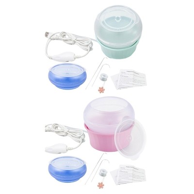 Electric Clay Bead Spinner Kits with Threader, String, Small Large Bead Bowl