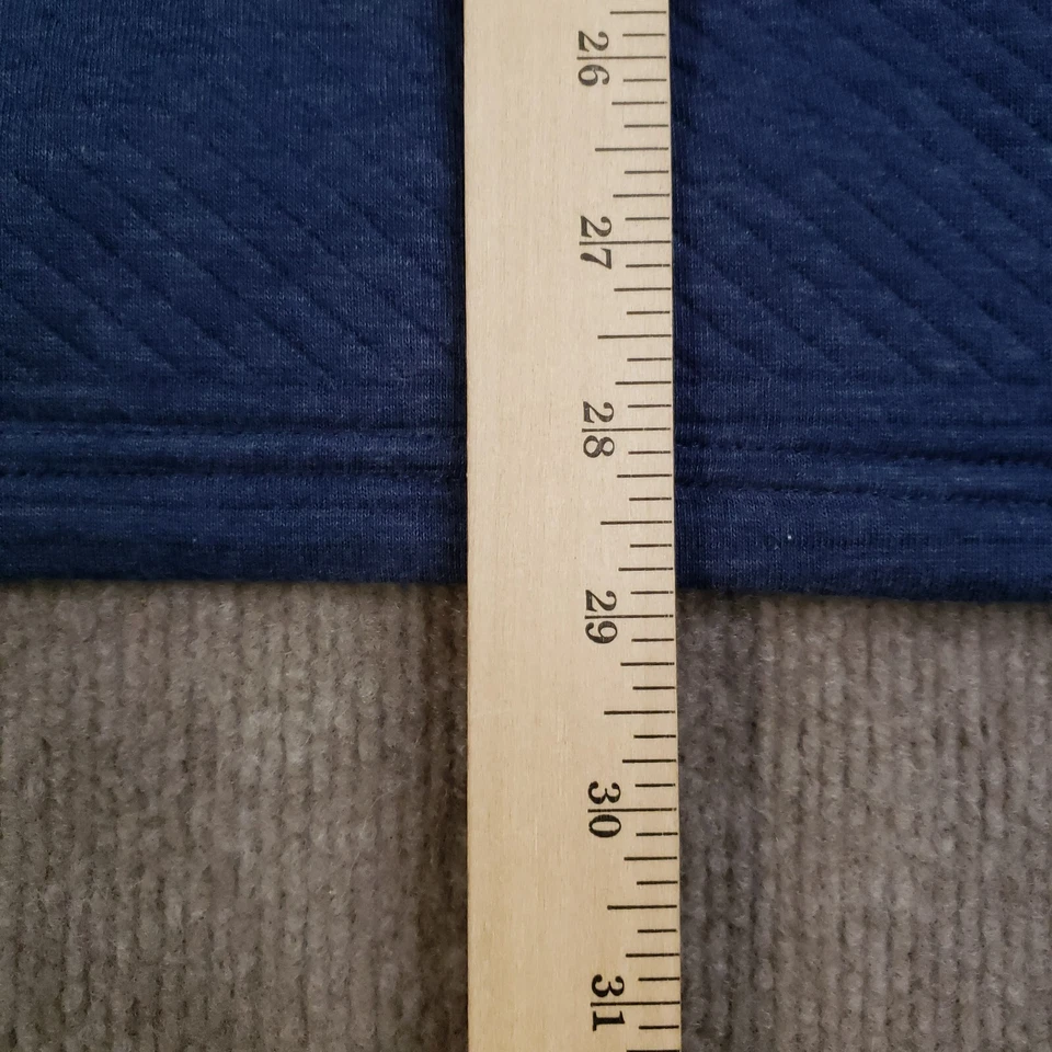 Chaqueta Acolchada Alfani Para Hombre XXL 2XL Azul Cremallera Completa Simulada Cuello Bolsillos Informal Foto 4 de 4