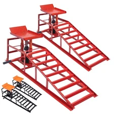 5 Ton 11000lbs Auto Car truck Service Ramp Lift Heavy Duty Hydraulic Lift 2Piece