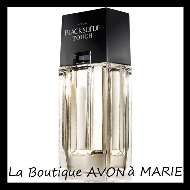 BLACK SUEDE TOUCH Eau de Toilette AVON 125ml - Boisé précieux et musc sensuel