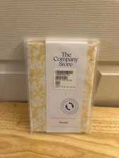 New The Company Store Posey Yellow Cotton Percale Standard Sham