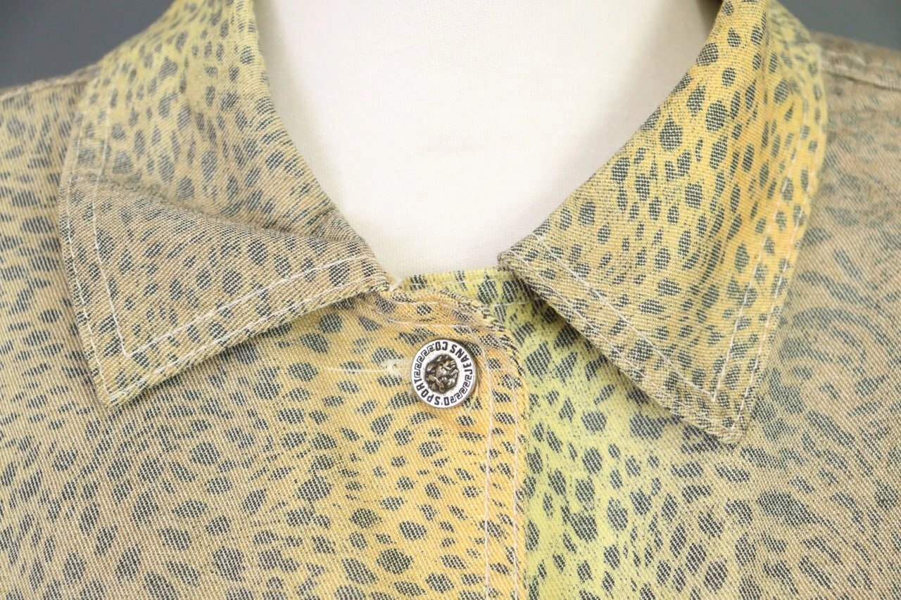 Blazer Gianni Versace Multicolore Animals Stampato Tigre