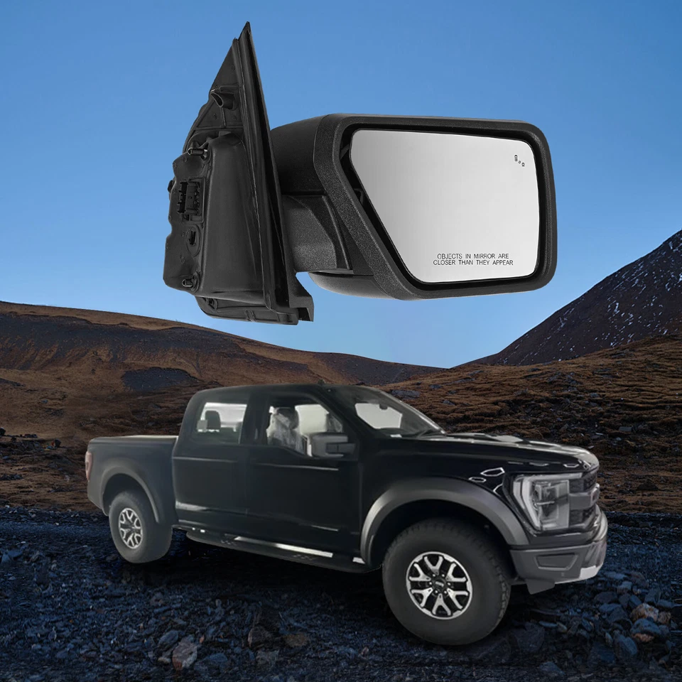 For 2021-2023 Ford F150 Passenger Side Right Side Mirror Power Heated Blind Spot - Imagem 2 de 4