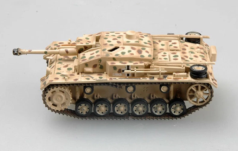 Easy Model 1/72 Germany Stug III Ausf.F ,Italy 1943 Plastic Tank Model #36147 - Image 2 of 4