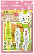 Neu PLUS Deco Rush Dekoration Klebeband Stift Story Pack - Zoo - DC-ST-7