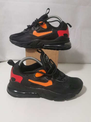 air max 270 react black magma orange
