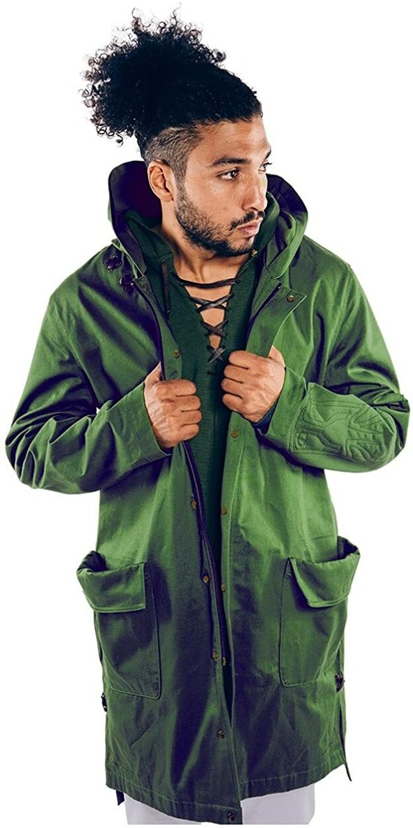Musterbrand GREEN Zelda Men Coat Link Voyage, US X-Small | eBay