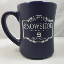 Snowshoe Mountain West Virginia Blue Coffee Tea 14-16 ounce Mug by RFSJ INC.