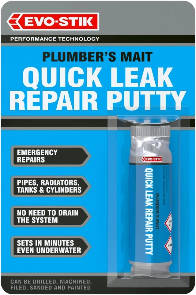 BOSTIK EVO-STIK Plumber'S Mait Quick Leak Repair Putty, Instant Repairs for Pipes