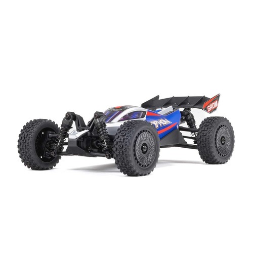 NEW ARRMA ARA2106T1 1/18 TYPHON GROM MEGA 380 Brushed 4X4 Buggy RTR Blue/Silver - 第 8/12 張圖片