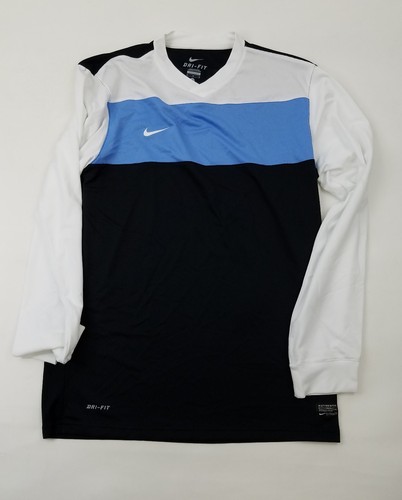 Nike authentic team RARE sample Soccer Jersey Swoosh #12 blue Dri-Fit Medium - Picture 1 of 6
