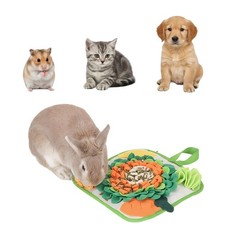 Fanlahmtasy Rabbit Foraging Mat &ndash; 11.8"x11.8" Snuffle Medium, Lots of colors