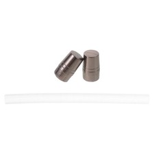 2pcs UmbrellaMetal Rod End Cap - Tip Cap Replacement with Rubber Sleeves for