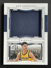 Ben Sheppard 2023-24 Panini National Treasures Colossal Materials RC /49 #CR-SHP
