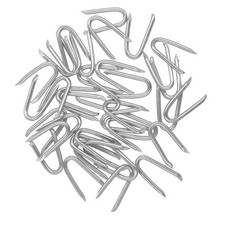 200 Pcs Galvanized Steel Wire Fencing Staples, U-Shaped Fasteners for Fencing