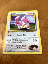 BROCK'S LICKITUNG 41/132 1ST EDITION GYM HEROES POKEMON TCG  on eBay