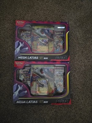 Mega Latias EX Box   Rare Pokémon TCG Collection   Factory Sealedx2