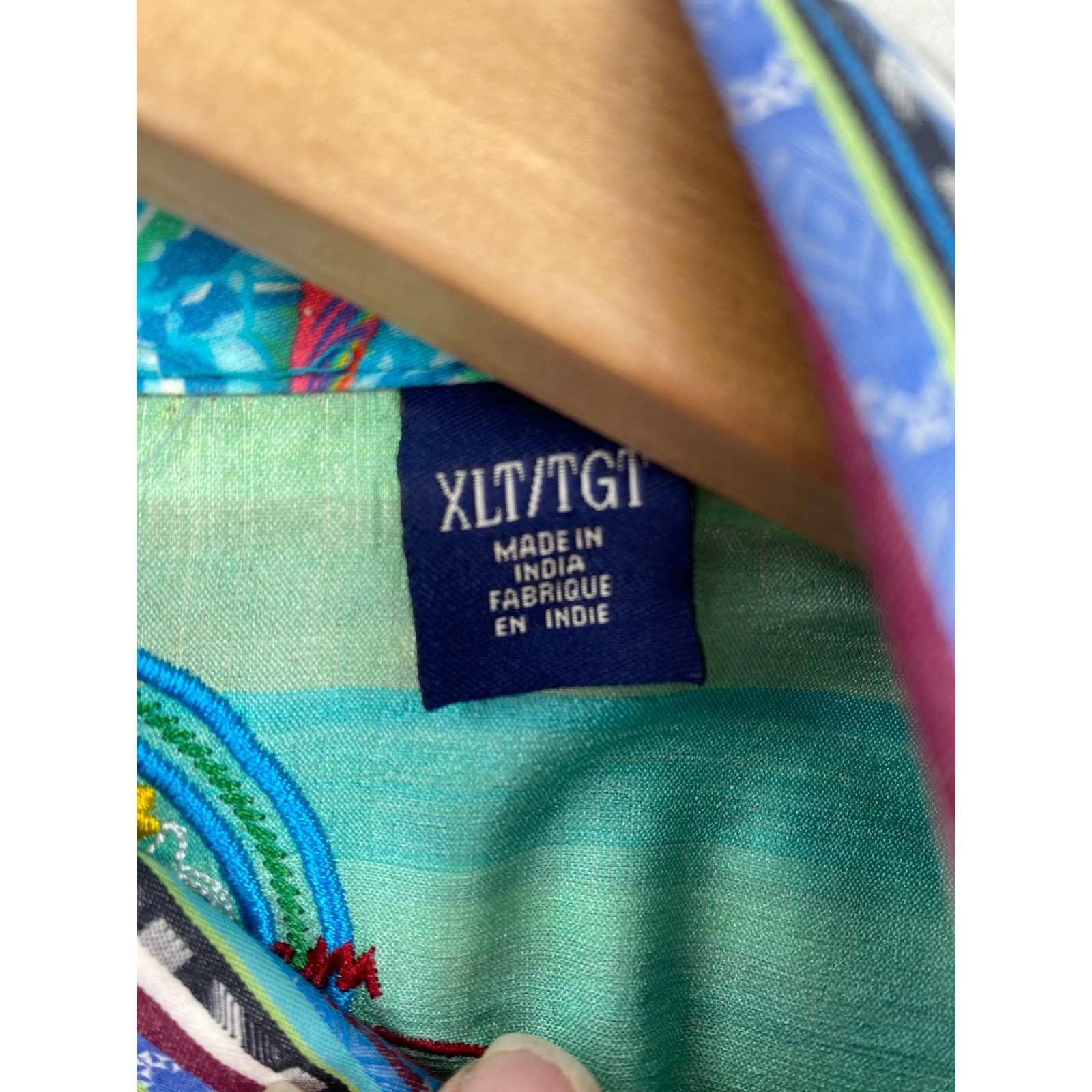 Robert Graham Button Down Men XLT Multicolor Stri… - image 3