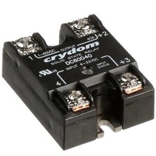 1PC Crydom Inc DC60D40 Solid State Relay, 4-32 VDC, SPST, 40A/60VDC, Surfac
