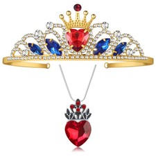 Evie Red Heart Necklace and Descendants 3 Evie Red Heart Tiara Descendants Co...