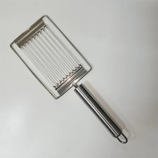 Stainless Steel Tomato Slicer - Manual Vegetable and Fruit Cutting Machine, Perf