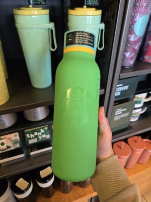 Starbucks 2025 Summer Bright Green Water Bottle Twist Sip Vacuum