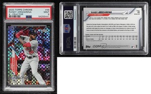 2020 Topps Chrome X-Fractor Randy Arozarena #49 PSA 9 MINT Rookie RC