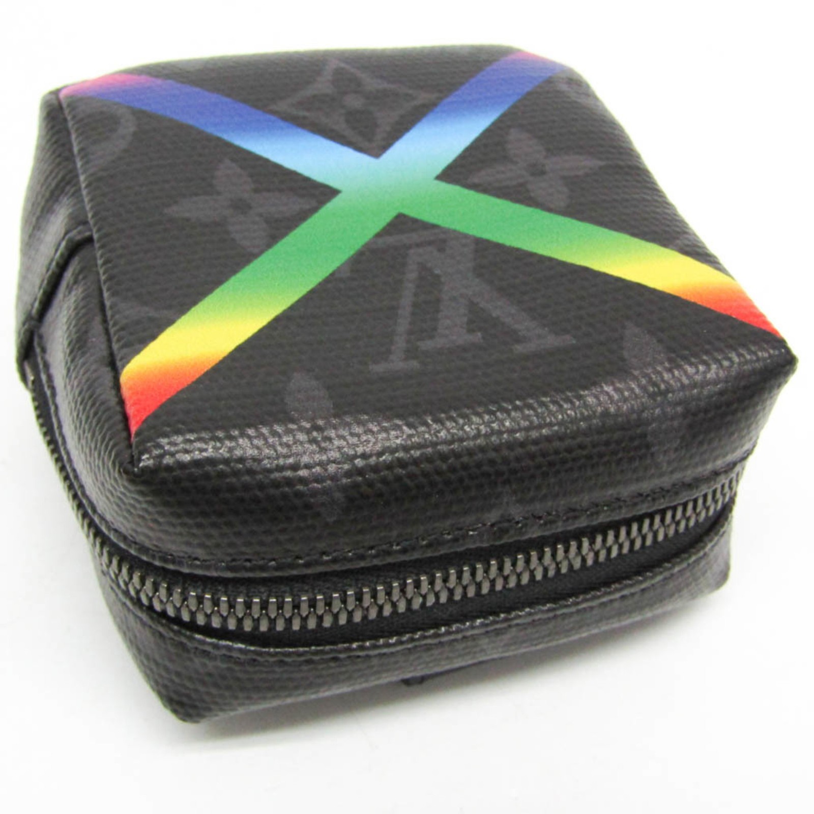 Louis Vuitton Monogram Eclipse Square Pouch Monog… - image 8