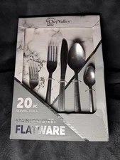 Chef Valley 20 pc Stainless Steel Flatware - Serving for 4