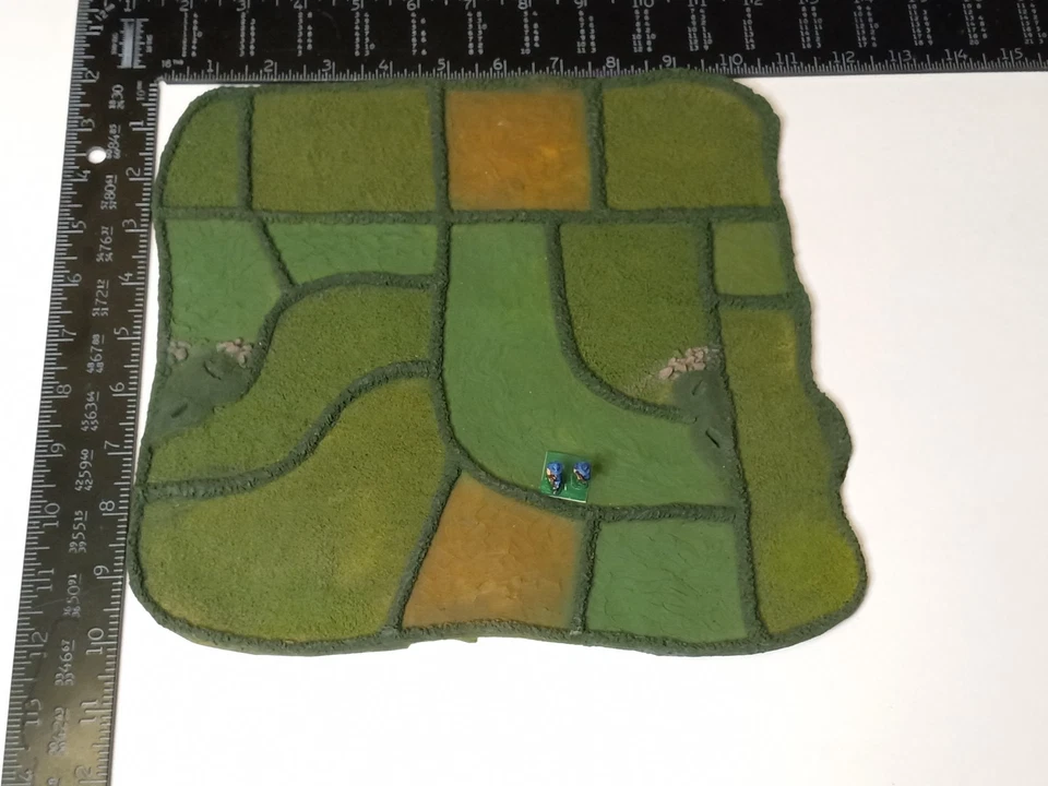 JR Miniatures jungle terrain. Rubber. Flocked and Painted. Wargaming, FOW, D&D - Image 2 of 4