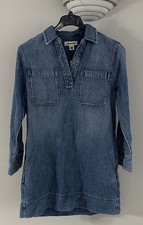 NWT Madewell Popover Mini Dress: Airy Denim Edition Size small