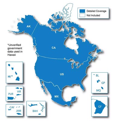 2027.10 New North America map for COMPATIBLE GPS Read Compatible List.