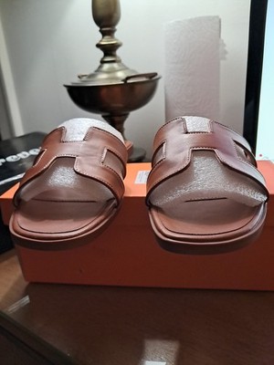 Cheng Sheng Womens Slip On Sandals Size 41 (10) Brown
