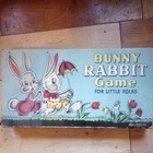 VTG Bunny Rabbit Game for Little Folk Parker Brothers 1942 Board Game Complete