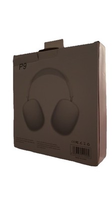 P9 Over-Ear Ear-Cup Headphones, Headband Style, Double Earpieces, Gray