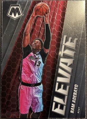 2020-21 Panini Mosaic Elevate Bam Adebayo #17 Miami Heat Card!