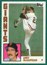 Andy McGaffigan - 1984 Topps #31 - San Francisco Giants Baseball Card