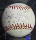 Frank Robinson Signed Autographed Baseball National League NL-MVP-AL Steiner COA