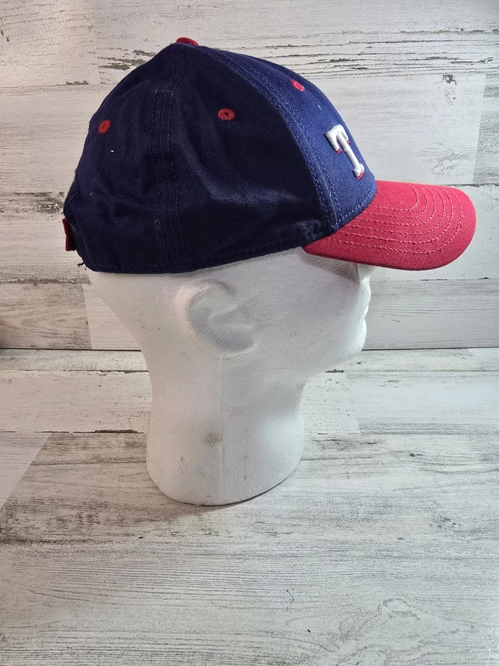 MARVEL Super Heroes Texas Rangers New Era 9Forty YOUTH Gorra Snapback Sombrero Usado en Excelente Condición Foto 4 de 4