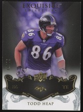 Todd Heap 2008 Upper Deck Exquisite #10 ASU Arizona State Sun Devils 71/75