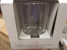 Augusta National Golf Club Members Golf Ball Bottom Shot Glass Crystal Masters