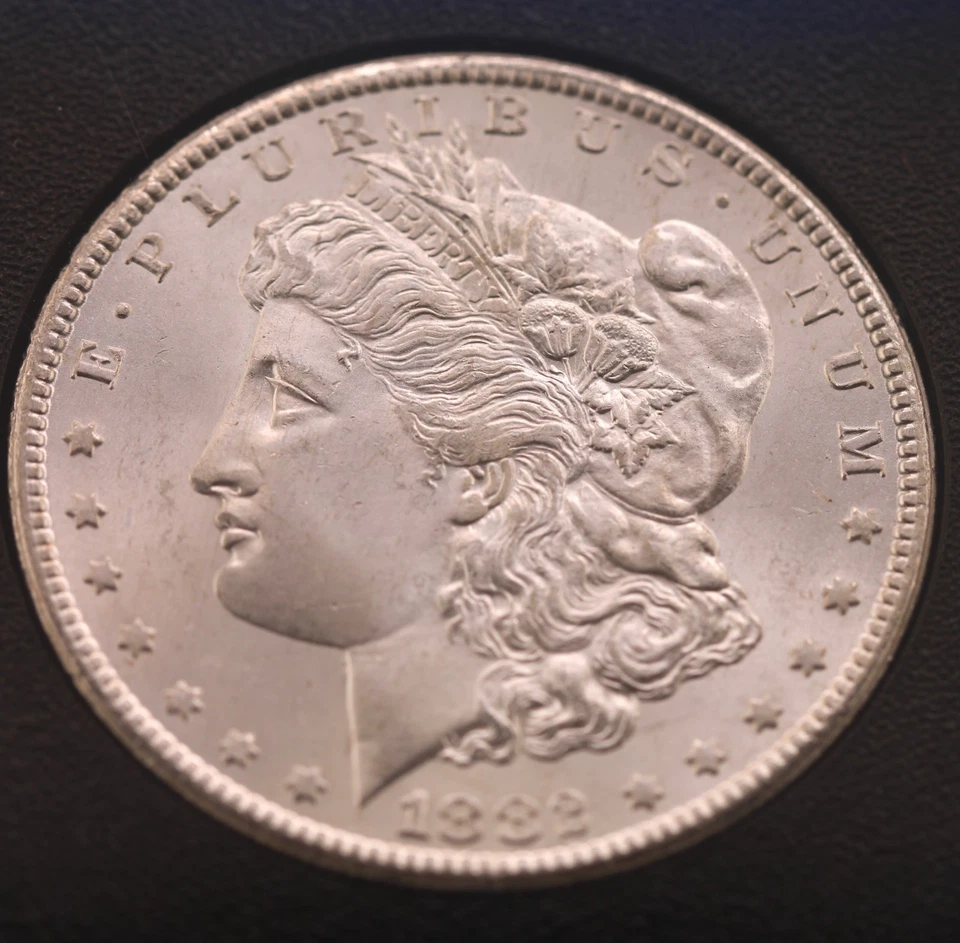 1882 CC Morgan Silver Dollar $1 NGC MS63 CAC (GSA Hoard) - Image 2 of 4