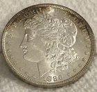 1886-P Morgan Silver Dollar, Philadelphia Mint, AU-UNC Appearance