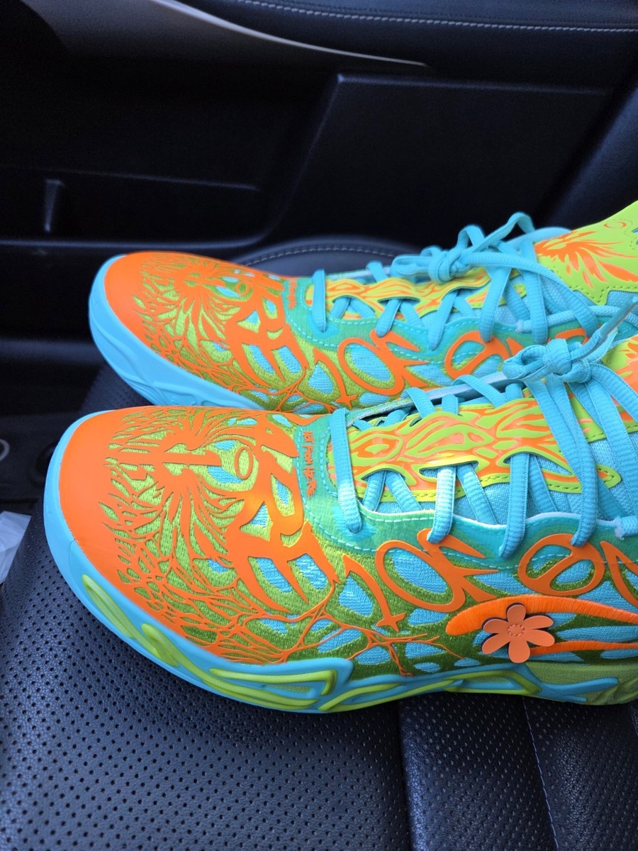 Puma MB.04 Scooby-Doo LaMelo Ball Mystery Machine Teal Orange 310776-01 Mens 10 PUMA x Lamelo Ball MB.04  main image 3