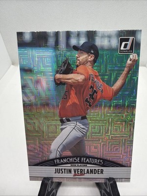 JUSTIN VERLANDER 2019 Panini Donruss Franchise Features Vector #FF6 Astros B1-15